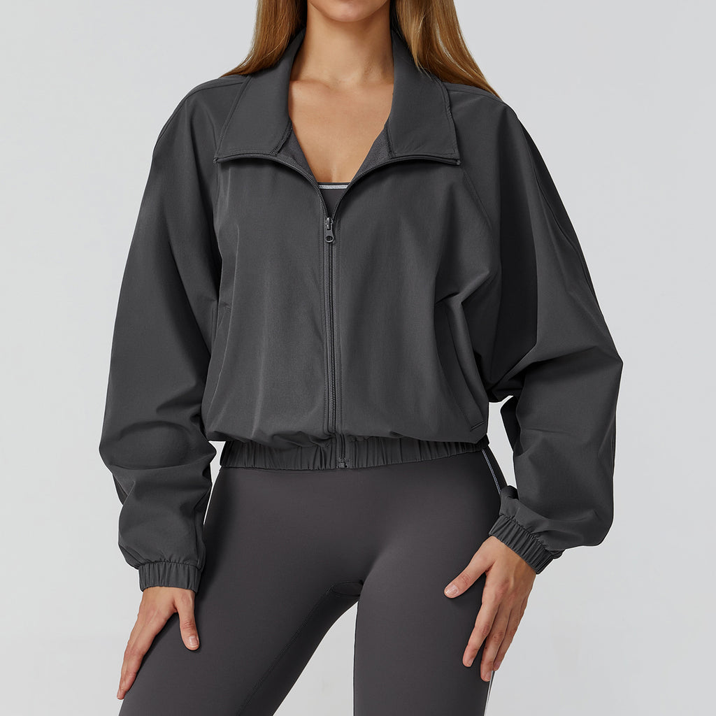 Aureon Damen Cropped Trainingsjacke
