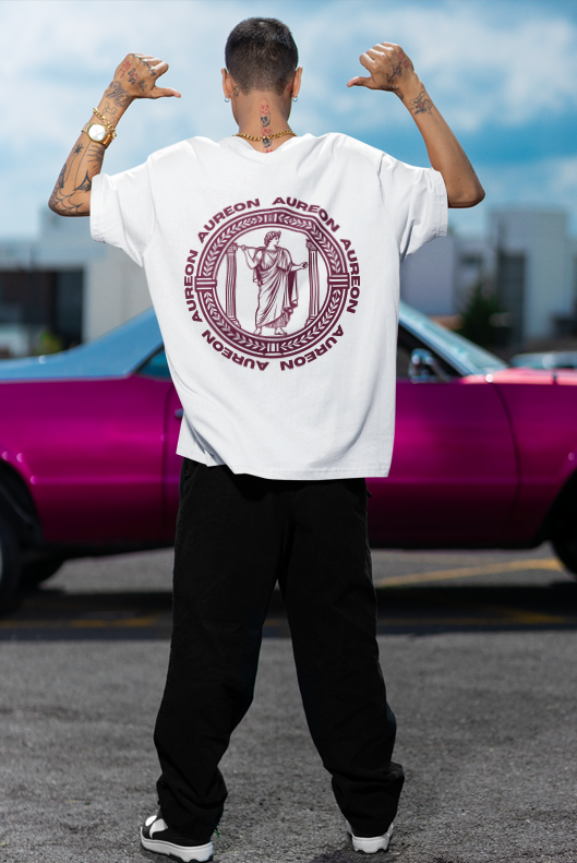 *LIMITED* Royal White/Bordeaux T-Shirt