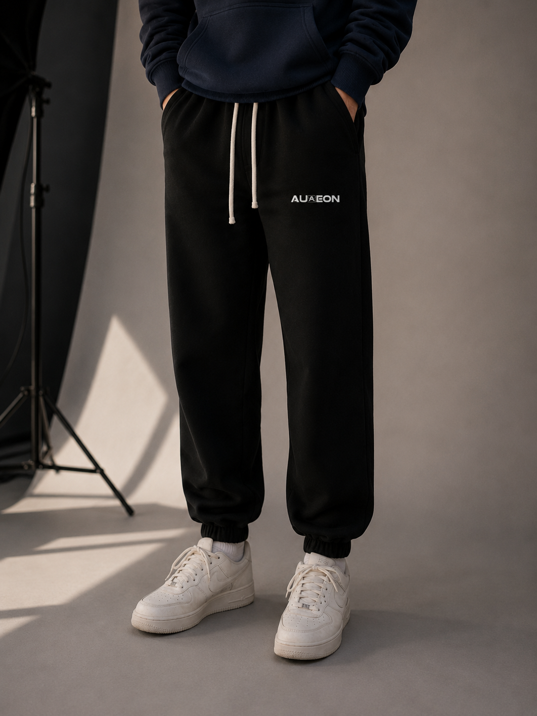 AUREON Jogginghose BLACK – Premium Comfort aus 100% Baumwolle