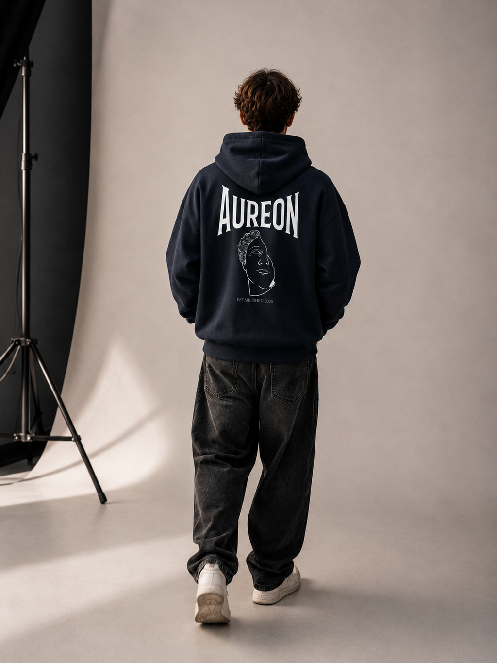 AUREON Hoodie MIDNIGHTBLUE – Premium Comfort aus 100% Baumwolle